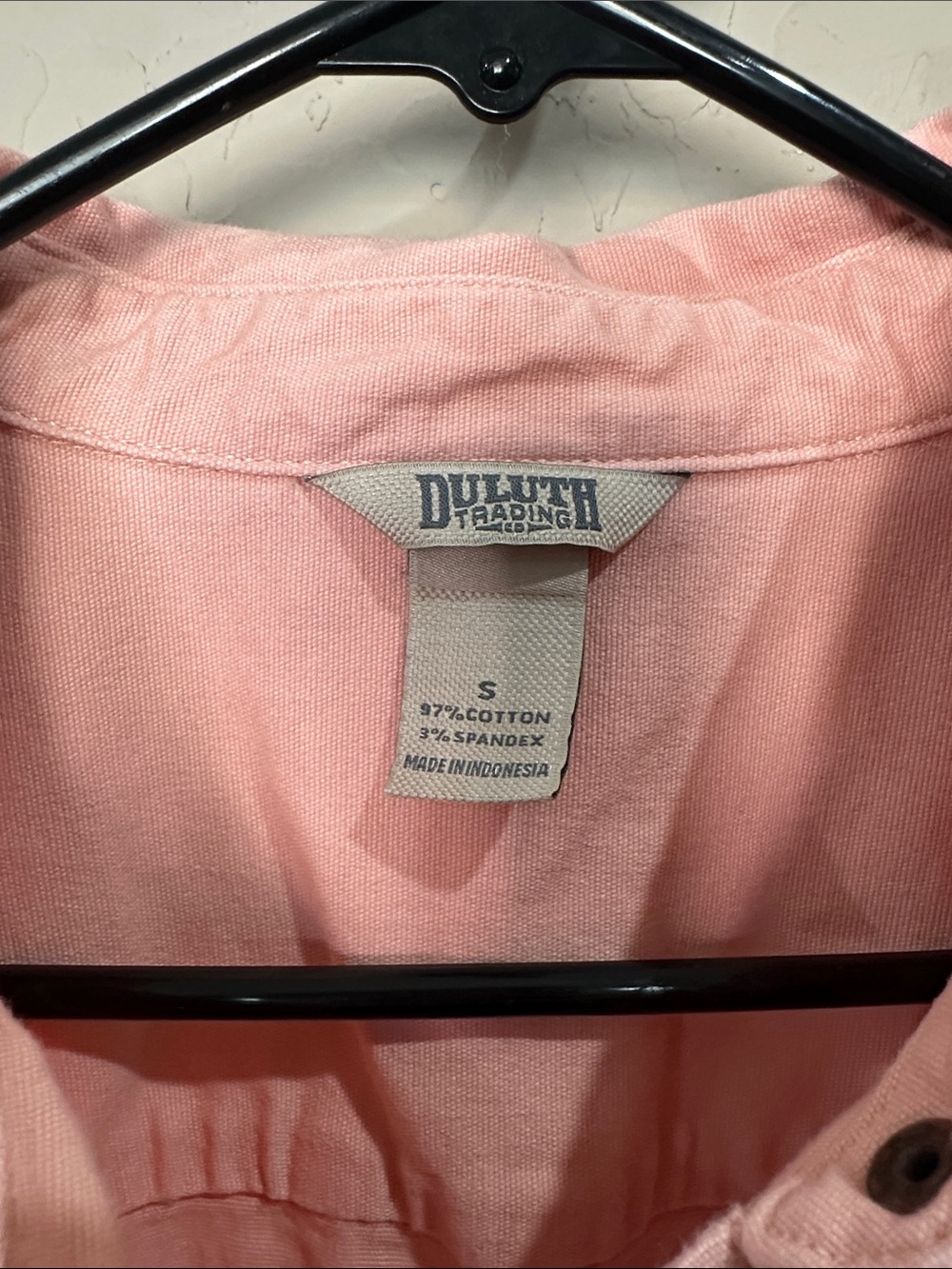 Duluth Trading Co Pink Button-Up Work Shirt - Picture 2 of 4